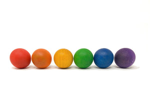 Grapat Balls Coloured, 6 Piece Set