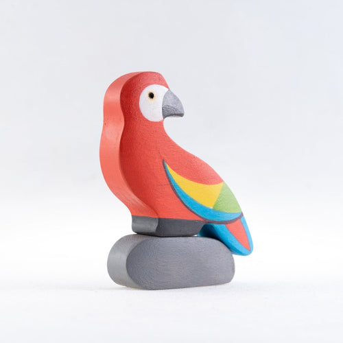 Mikheev Bird- Parrot Ara Red