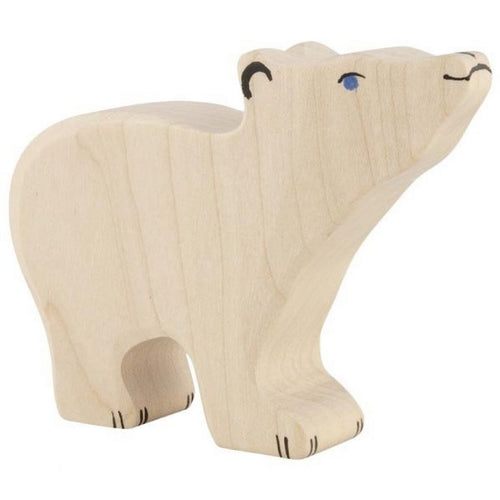 Holztiger Polar Bear Small Head Raised